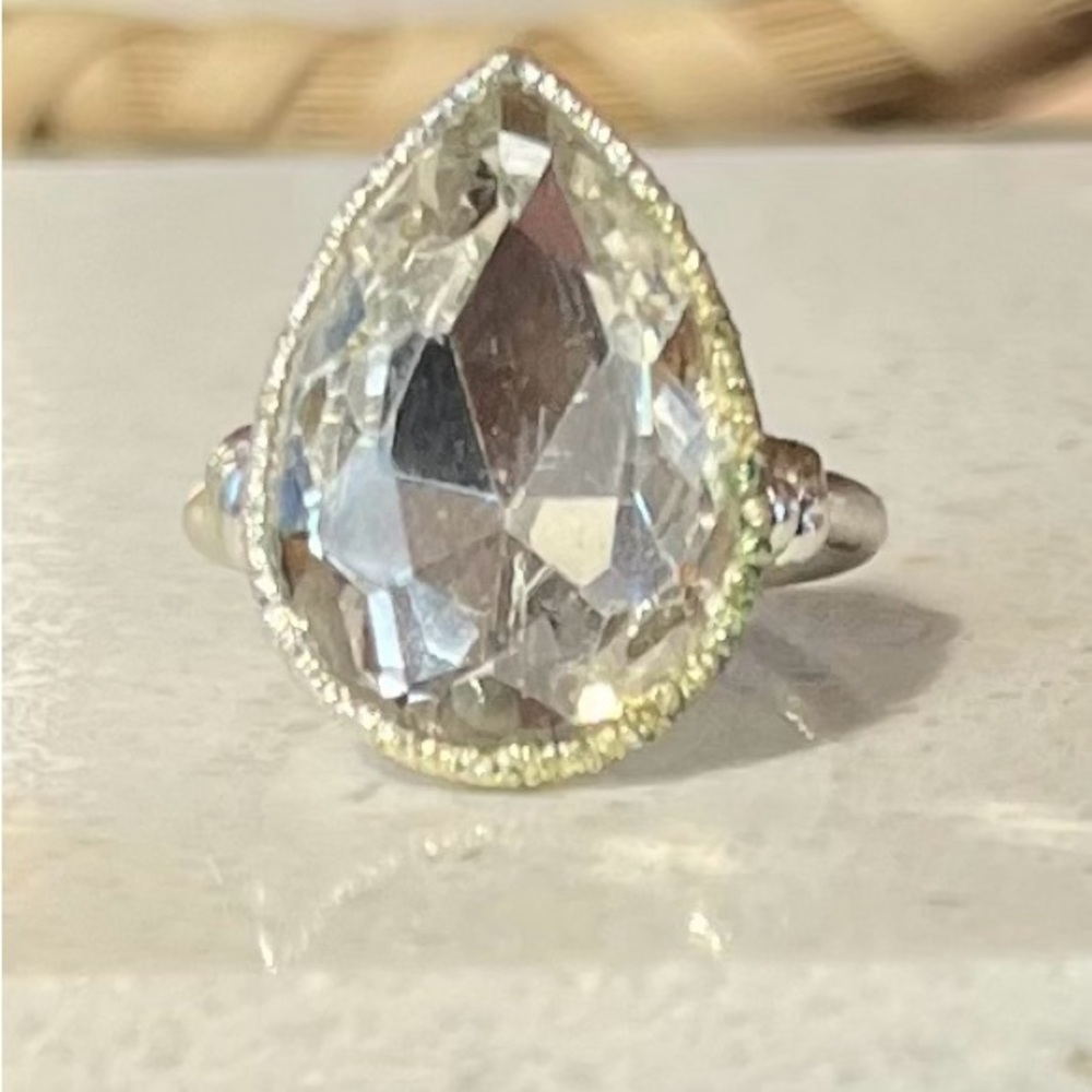 Amazing Hydro Quartz Ring! Size 4.5